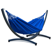 Potenza Stojalo TYTAN + viseča mreža 220x160 Merida, kobalt, premium