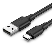 Ugreen Kabel USB - USB-C 2A 0,5 m črn