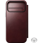 Ovitek Nomad Moderni Usnjen Folio, burgundska (Horween) - iPhone 17 Pro Max (NM011826858)