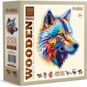 Classy Wolf Wooden Puzzle L (250 Pieces)