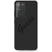 Guess GUHCS21LLSVSBK S21 Ultra G998 black hardcase Script Vintage (GUHCS21LLSVSBK)