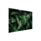 shumee Steklena zaščitna plošča za štedilnik 70x52 Leaf