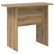 Vidaxl Konzolna miza Umetni hrast 93 x 40 x 75 cm Konstruiran les