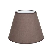Duolla Svetilni senčnik Cone, rjav, višina 30 cm, tekstil - rjava - Tkanine/tekstil