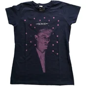 David Bowie Dots Navy Blue M Ženske Majica