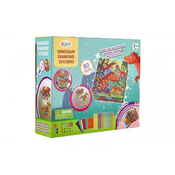 Kreativni set diamantno slikanje Dinosaurus z lepilnimi diamanti