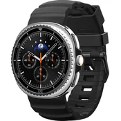 Pašček Spigen silikon pas, črn - Samsung Galaxy Watch 8 46mm/44mm/40mm (AMP10151)