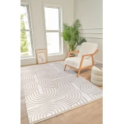 Conceptum Hypnose tepih Boyut By001, 100x200 cm, krem-bijeli