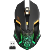 Defender Trigger GM-934 brezžična gaming miška (3200 DPI, RGB osvetlitev, polnilna baterija, črna)