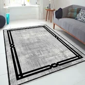 Conceptum Hypnose EEXFAB800-KLM Sivi Crni Tepih (120 x 180)