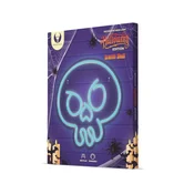 Neon LED luč Forever Light Graffiti Skull - turkizna