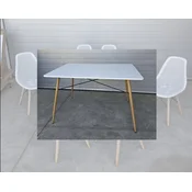 Trpezarijski sto 120cm BELI