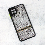 Ovitek bleščice Luxury Glitter za Samsung Galaxy A22 4G, Teracell, črna