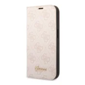 Maska na preklop Guess PC/ TPU 4G Metal Camera Outline Book za iPhone 14 Pro Pink.