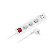 shumee Podaljšek napajalni kabel 5m 3 vtičnice 2xUSB 3x1.0mm2 stikalo Rebel