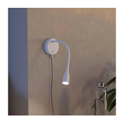 Eglo 901782 - fleksibilna stenska LED svetilka z USB OLIVANDINO LED/3,8W/230V bela