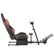 VEVOR Stojalo za dirkalni volan simulator 1530x685x1015 mm črno