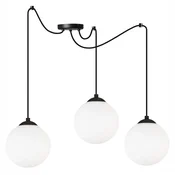 GH VISEČA STROPNA SVETILKA SPIDER BALL ČRNE LED 15 cm