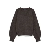 Vero Moda Maternity Pulover VMMTeak temno rjava