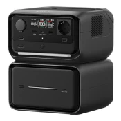 EcoFlow RIVER 3 Max Plus (RIVER 3 Plus + additional battery EB600), power station black, 858 Wh, X-boost 2,400W, 2 LFP batteries