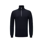JACK & JONES Pulover JJEPERFECT nočno modra
