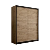 Ormar s kliznim vratima SAPHIRA 203x215 cm hrast craft