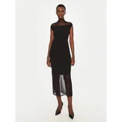 Calvin Klein Vsakodnevna obleka K20K207919 Črna Regular Fit