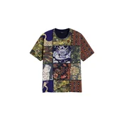 Desigual Majica mornarska/rjava/kaki/rdeča