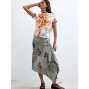 Desigual Majica azur / mandarina / losos / bela