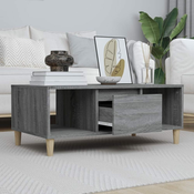 Stolic za kavu boja sivog hrasta 90x50x36,5cm konstruirano drvo