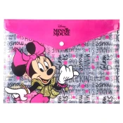 Fascikla pismo Minnie Mouse Enio, A4, Roze