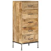 Vidaxl Predalnik 45x35x106 cm trden mangov les