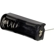 TRU COMPONENTS Nosilec baterij 1x Lady (N) Kontaktni drogovi TRU COMPONENTS BH-511-4P Držalo za baterije 1x Lady (N) kontaktni pol TRU COMPONENTS BH-511-4P, (20636052)