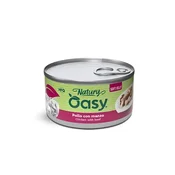 Oasy Cat Natury Adult fileji v želeju, konzerva - piščanec in govedina 85 g