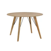 Homestar Jedilna miza HELENA D100xV75 cm, hrast
