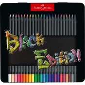 Faber-Castell - Barvice Faber-Castell Black Edition, 24 kosov