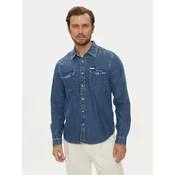 Guess Jeans Jeans srajca M4YH55 D5EI1 Mornarsko modra Slim Fit
