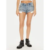 One Teaspoon Jeans kratke hlače Bandits 26747 Modra Regular Fit