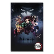 Poster Demon Slayer Kimetsu no Yaiba, 91,5 x 61 cm
