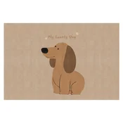 Budisi Prostirka za kupatilo, 40x60cm, Bež