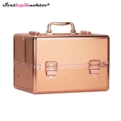 Kozmetični kovček M, rose gold barve