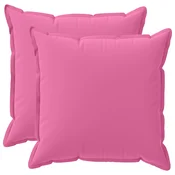 Vidaxl Prevleka za blazino 2 kos HOUTEN Roza 55 x 55 cm Poliester