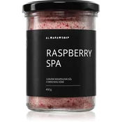 Almara Soap Bath relaksacijska sol za kopel z vonjem Raspberry Spa 450 g