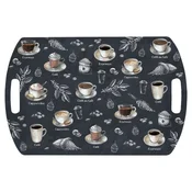 Rectangular tray with handles, 52 × 35 cm, Barista - Nuova R2S