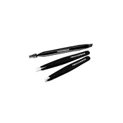 Tweezerman Brow Shaping Set za obrve (pinceta kosi vrh, pinceta špicasti vrh, cetkica)