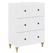 Ormar s ladicama Bijela 66 x 34,5 x 90 cm Konstruirano drvo
