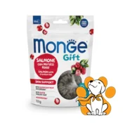Monge Gift Salmon & Cranberries Skin Support 150g, Keksici - Losos i Brusnica