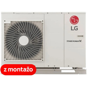 LG toplotna črpalka z montažo z bojlerjem TermaV Monoblok HM