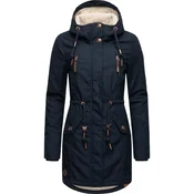 Ragwear Zimska jakna Elsie  modra / mornarska / bela