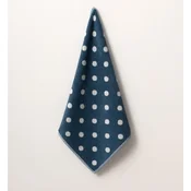 Kuhinjska brisača 50 x 50 cm, bele pike - modra